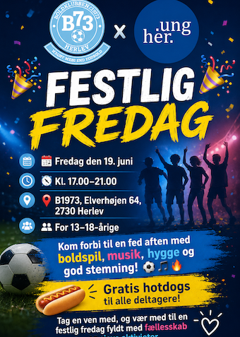 Festlig fredag - Klik for at tilmelde dig