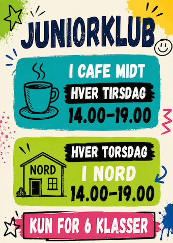 Junior Klub - Klik for at tilmelde dig