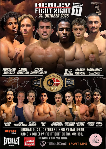 Herlev Fightnight 2026 - Klik for at tilmelde dig